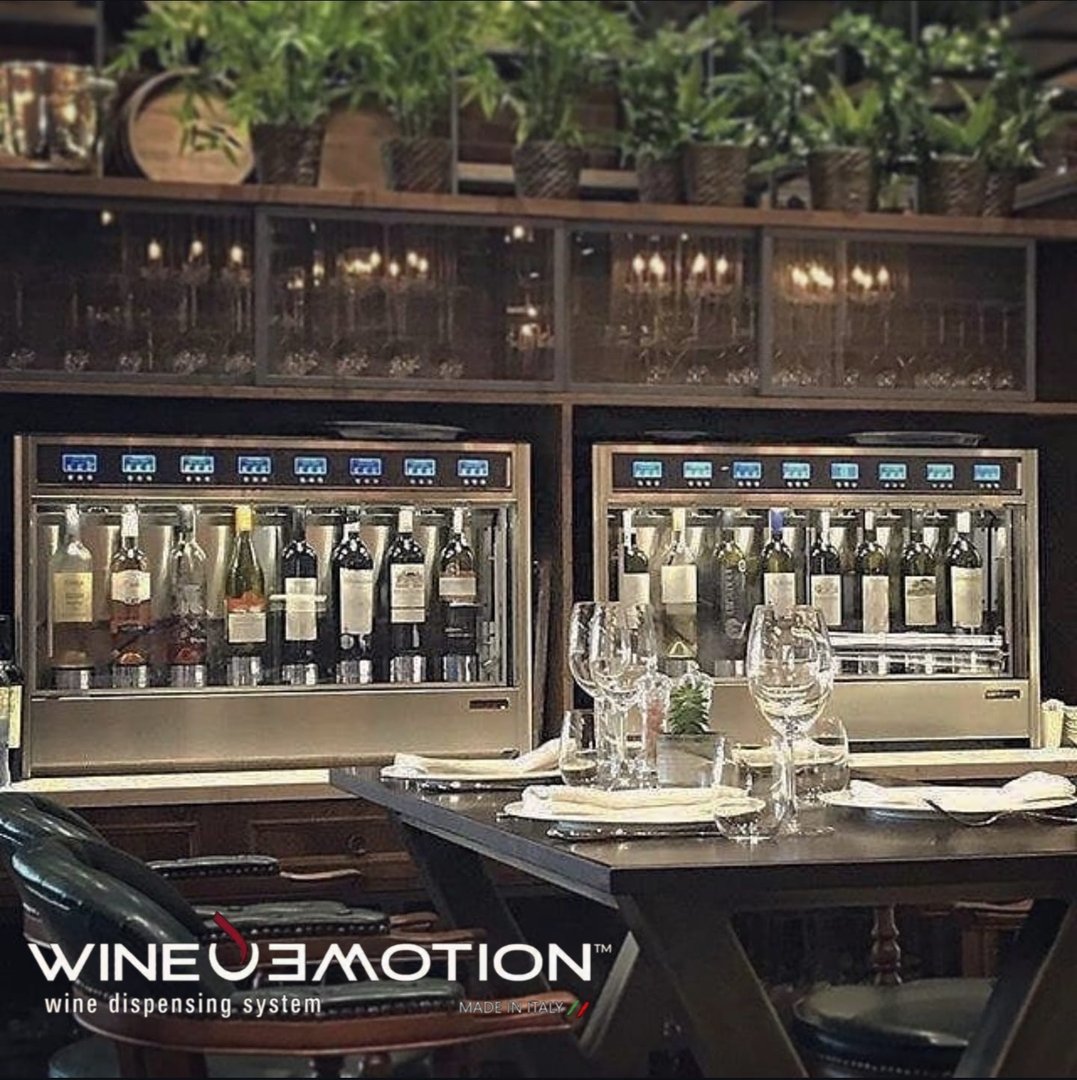 Vino por copa WineEmotion dispensador automático sistema para mixología profesional, cava, enología, vinotecas, hotelería, restaurantes, eventos con enfriador Thrill licor