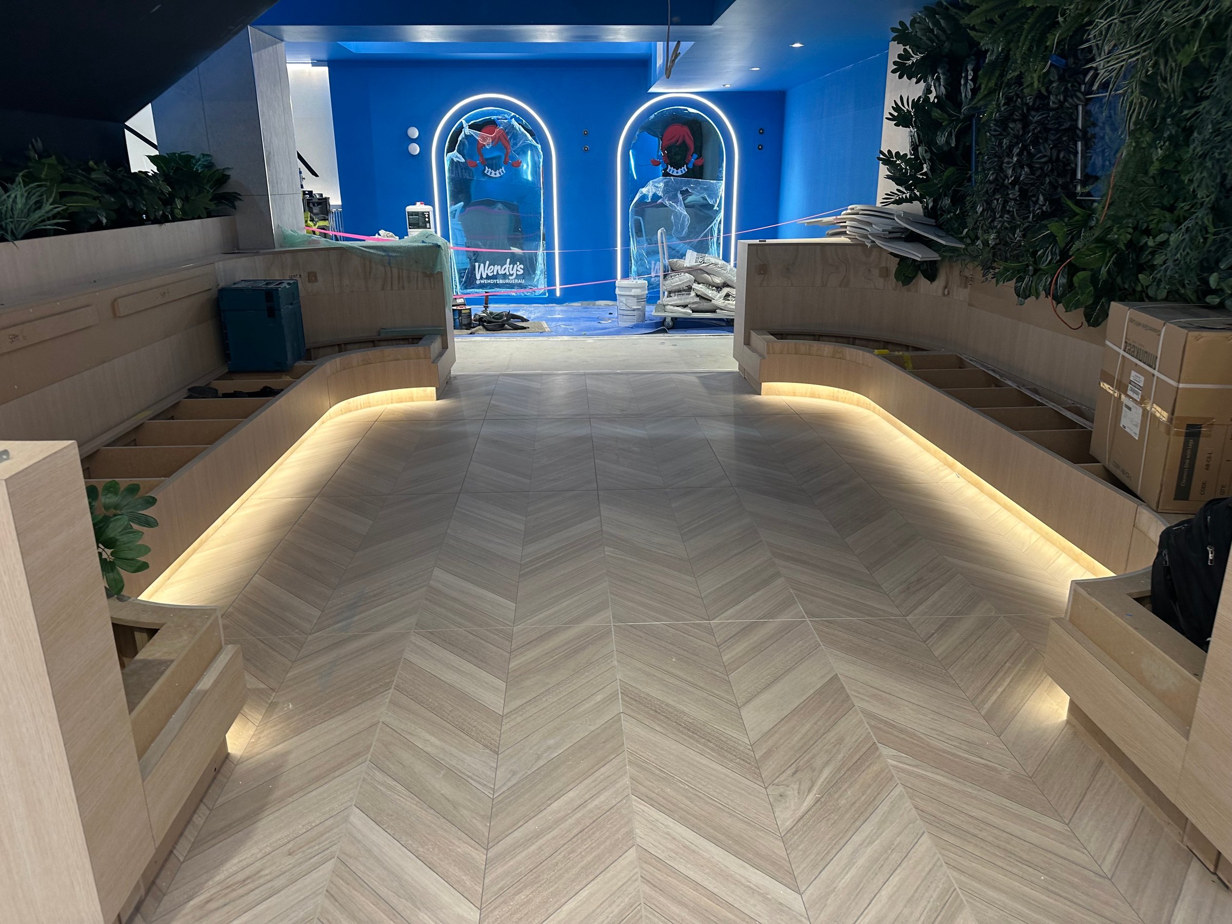 Premium tiling installation project 1