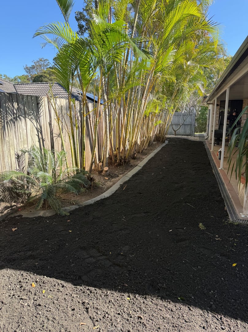 After garden maintenance