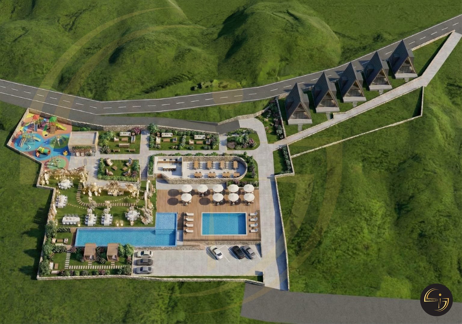 Mountain Resort Venue Interior