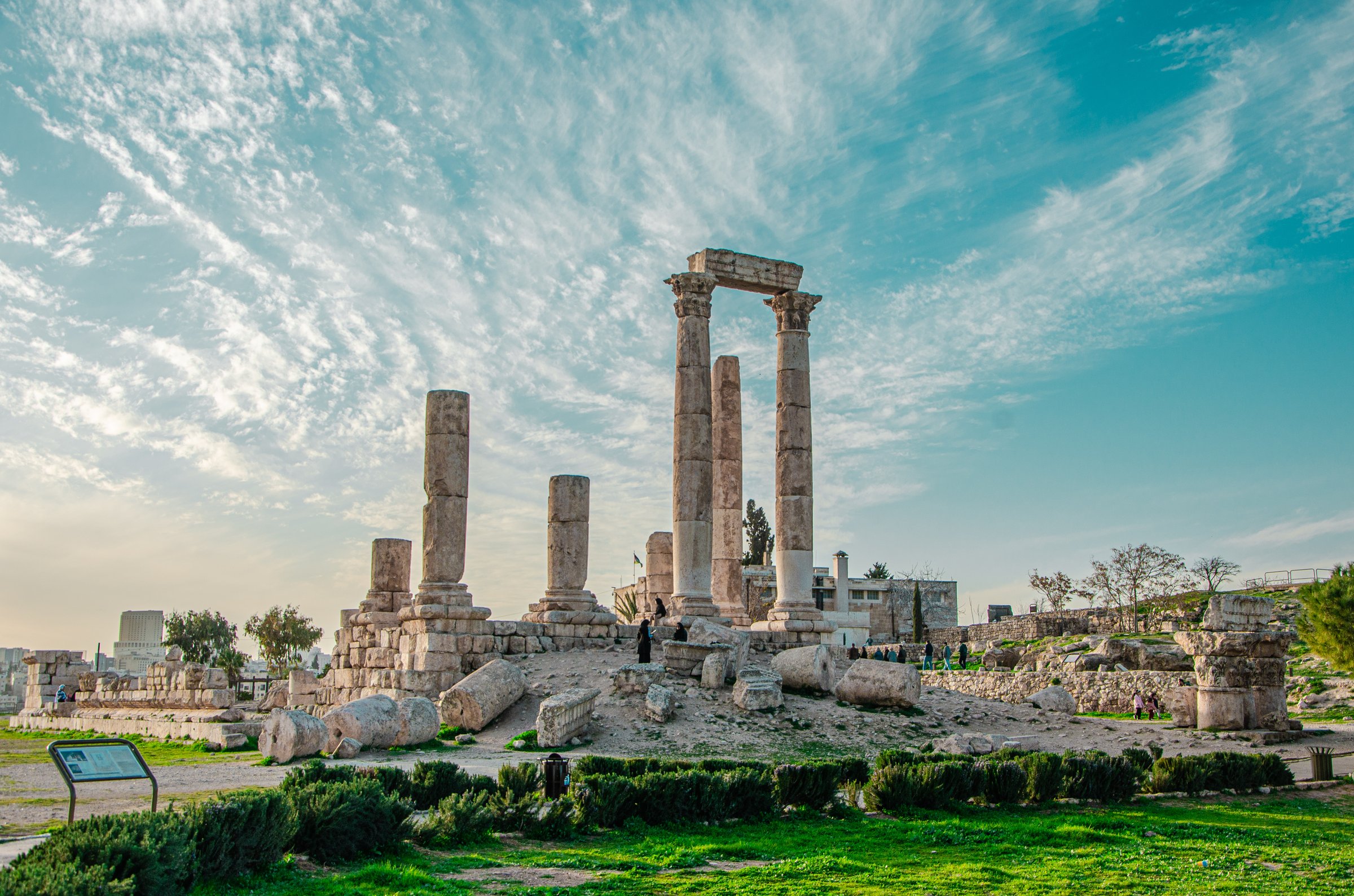 Amman, jordan mountain of castle