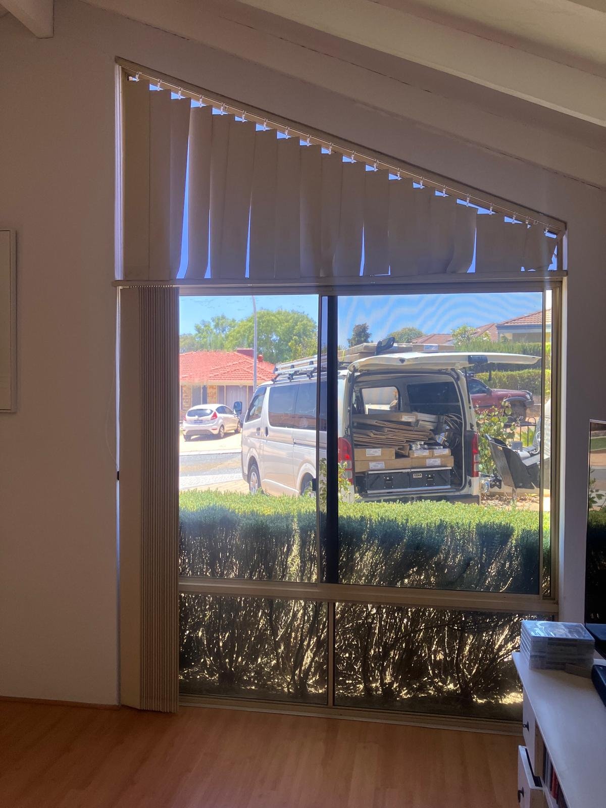 Custom indoor plantation shutters Perth window treatment home renovation project