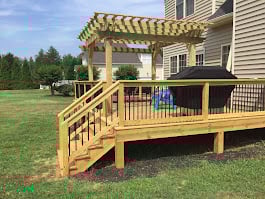 Professional deck installation in Mississippi by Reed Enterprise