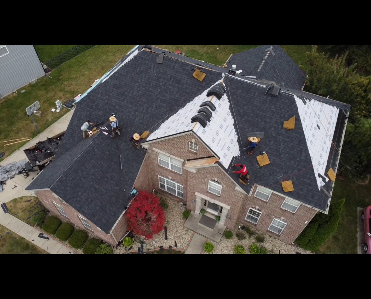Latest roofing renovation project