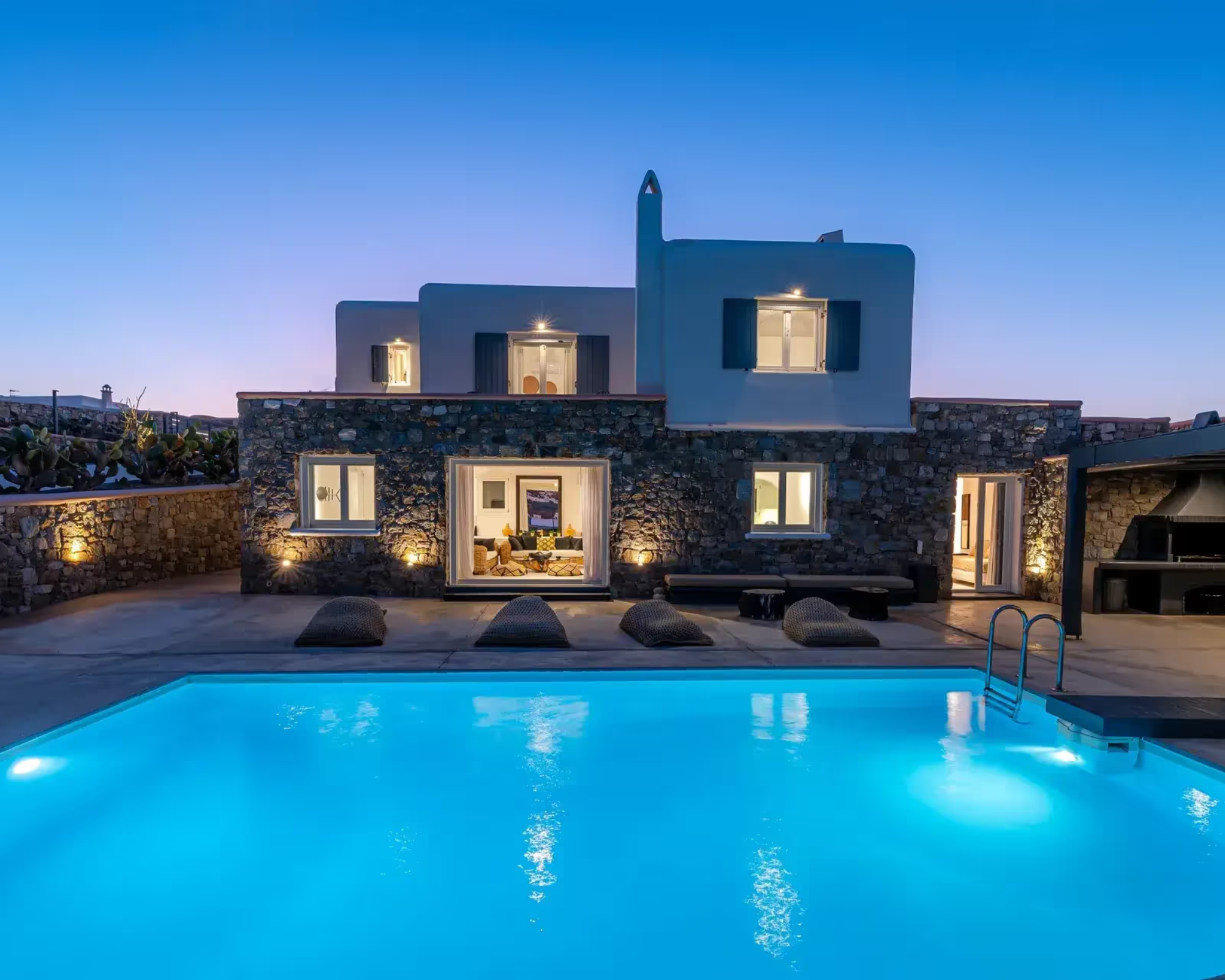 Villa Toula II interior living space