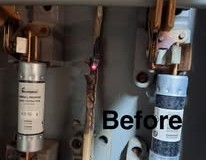 First hazardous panel before consolidation