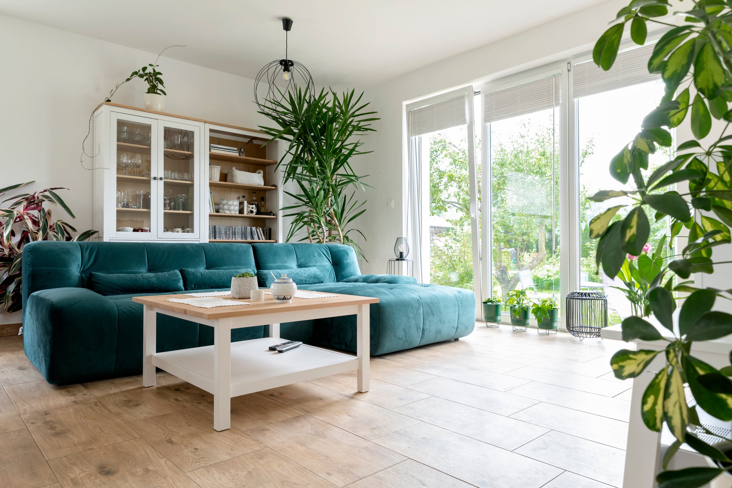 Indoors architecture and new apartment with window. Luxury in house.