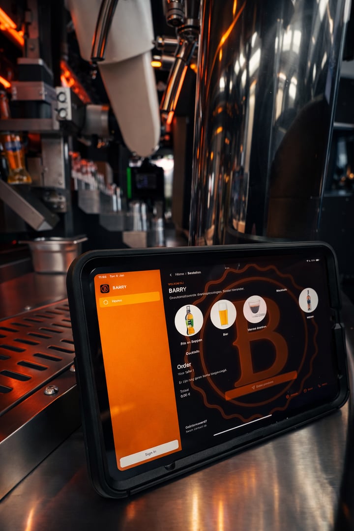 Order your drink interface