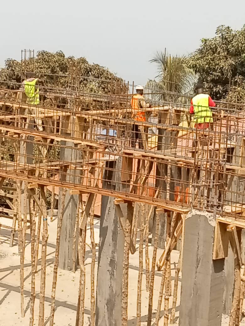 Construction Iron Rods Progress