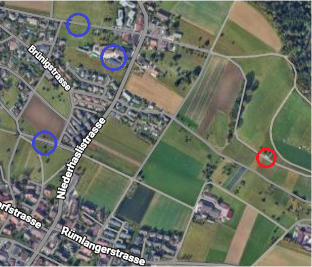 Rebhüsli Watt Parkieren