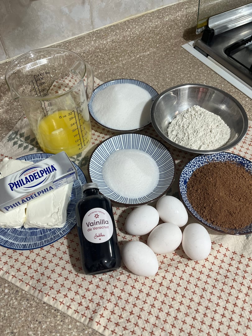 Cliente mostrando resultado con extracto de vainilla