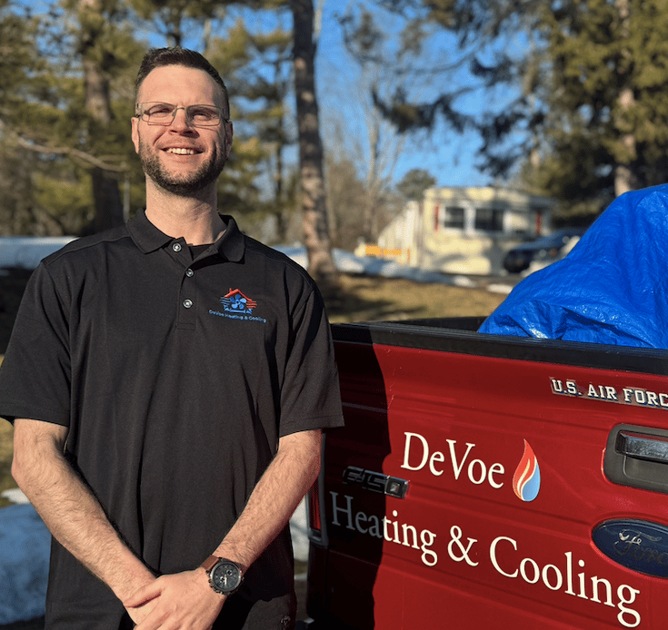 American flag waving
