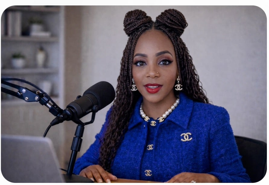 Professional recording at the microphone in studio