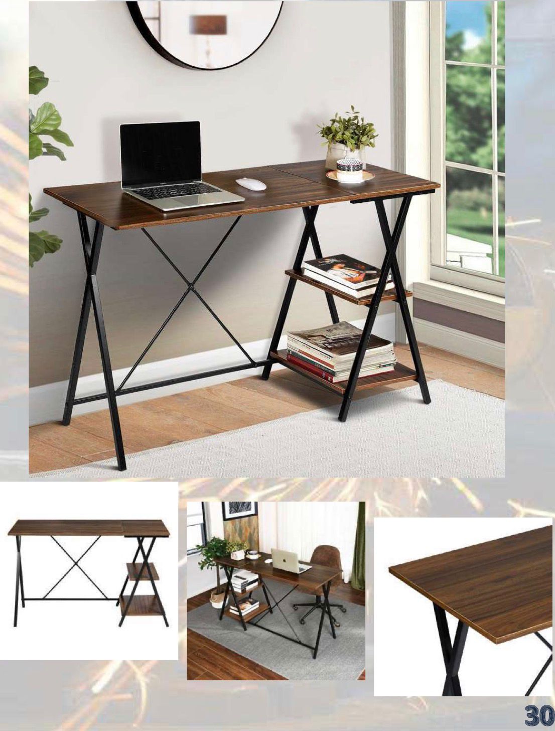 Escritorio con Estante