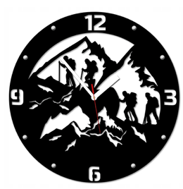 Zegar góry górskie wędrówki alpinizm