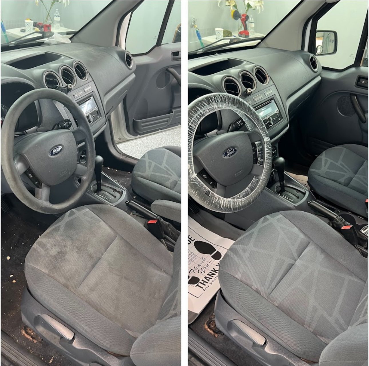 Full detail before and after comparison