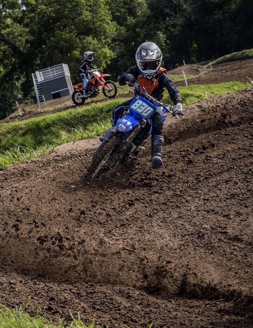 Black Gold Dirt Bike Track battle-ready equipment
