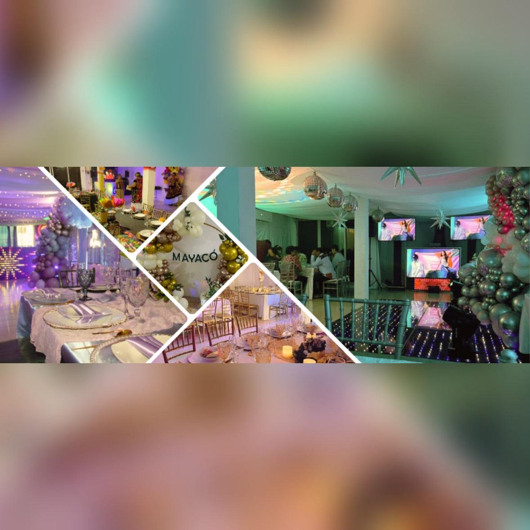 Salón de eventos elegante