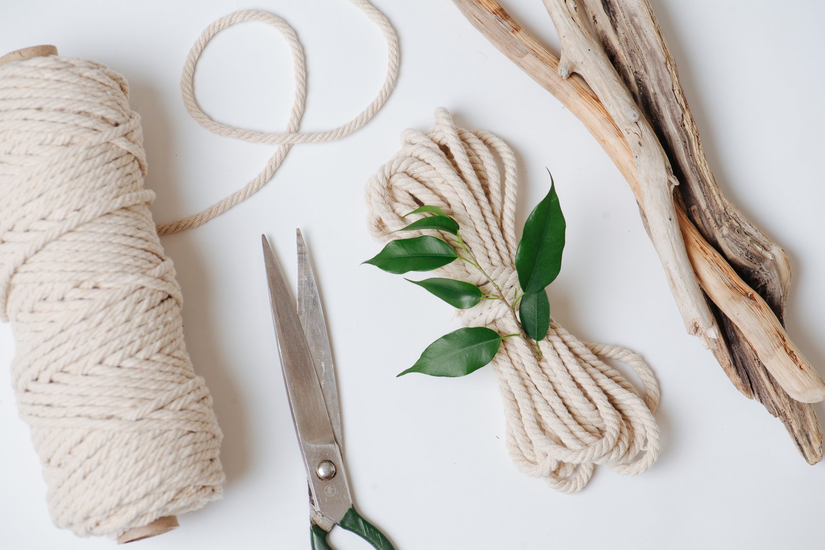 Materiales necesarios para macramé