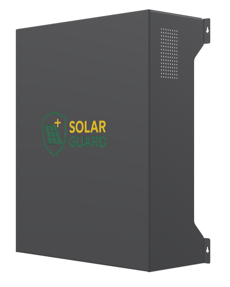 White inverter cover - front right view