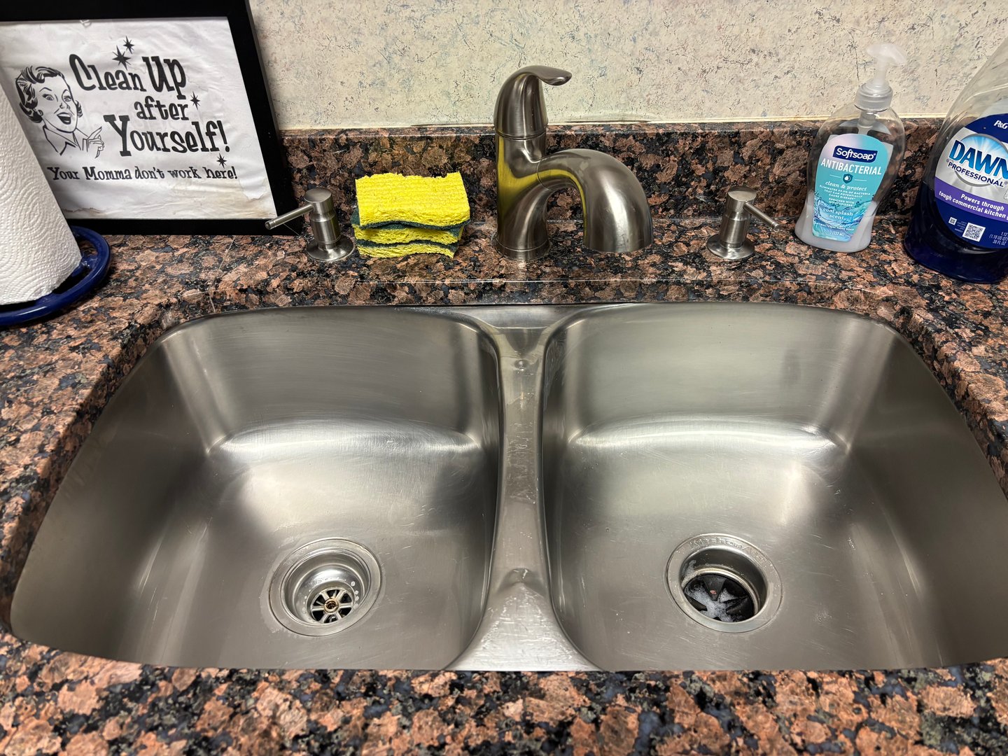 Kitchen cleaning after