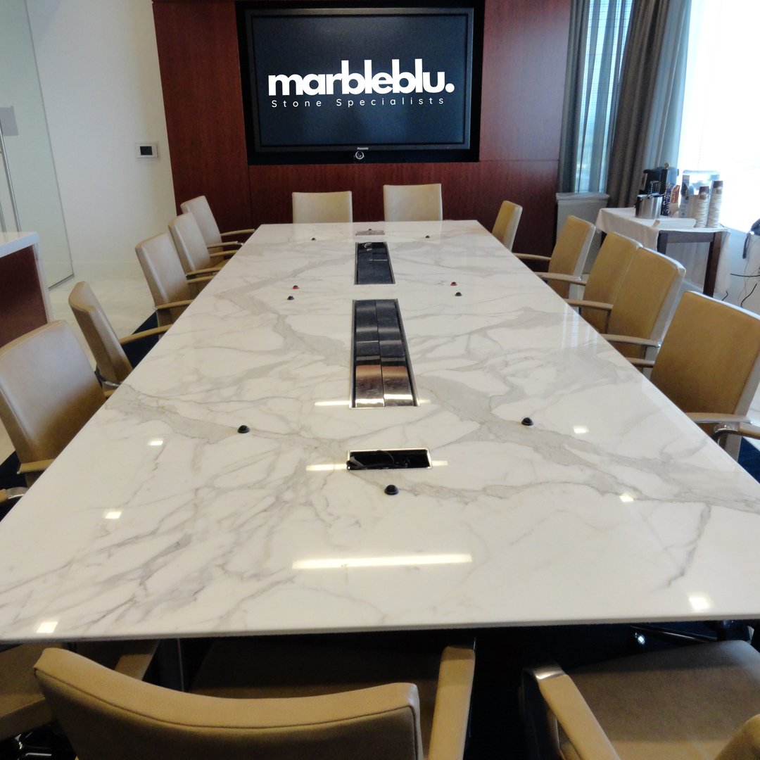 Beautiful polished marble