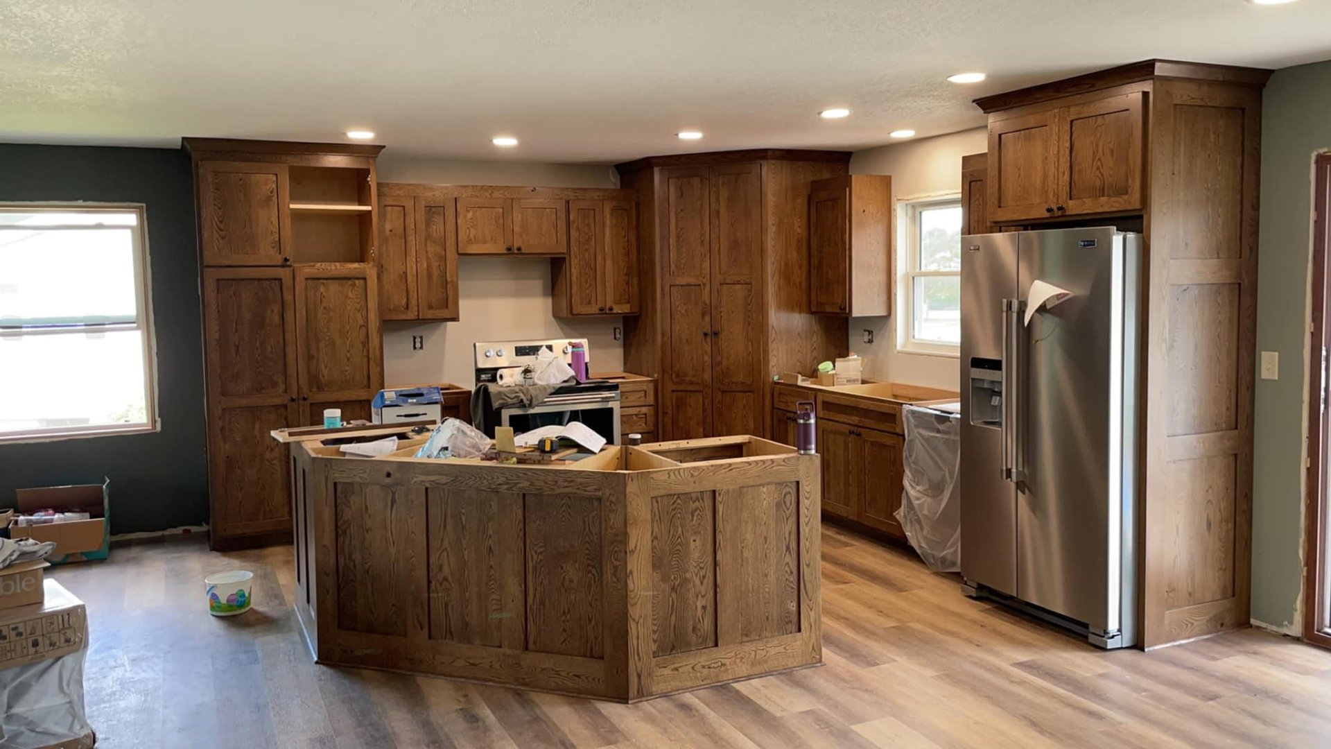 Kitchen remodel by Sendelbach Builders
