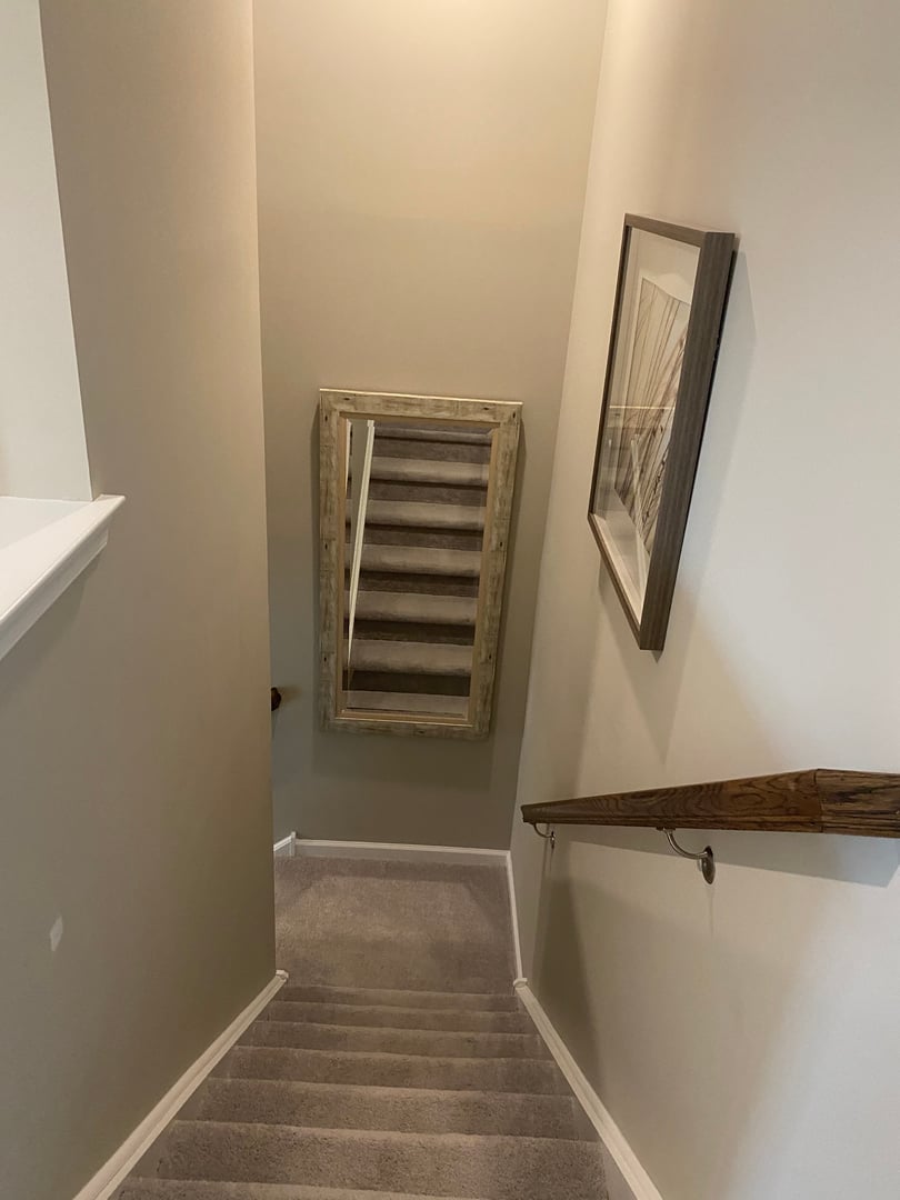 Trabajo terminado de pintura residencial - Resultado profesional