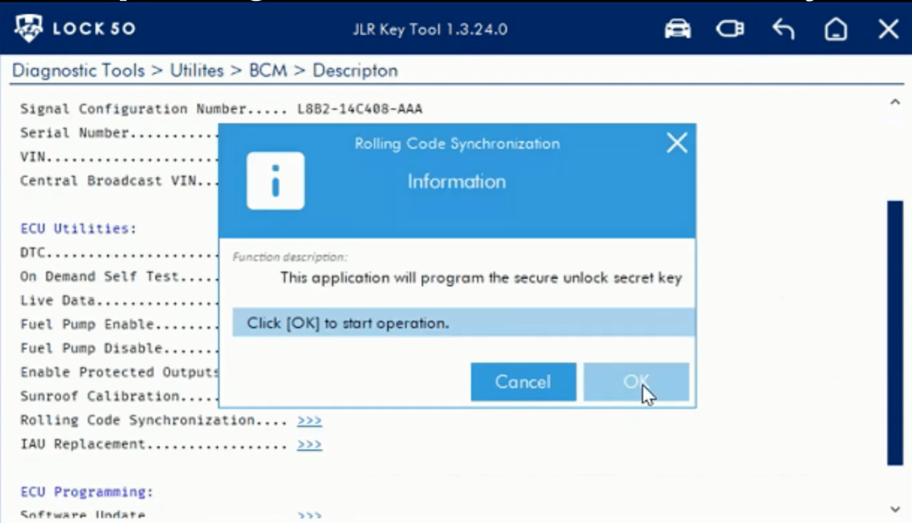 BCM Rolling Code Sync When Remote Keyless Not Working