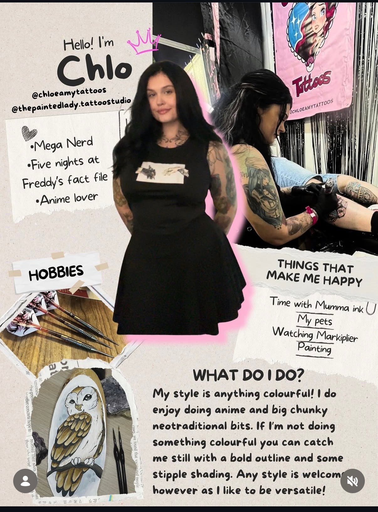 Chloe - Colour Specialist and Anime Artist