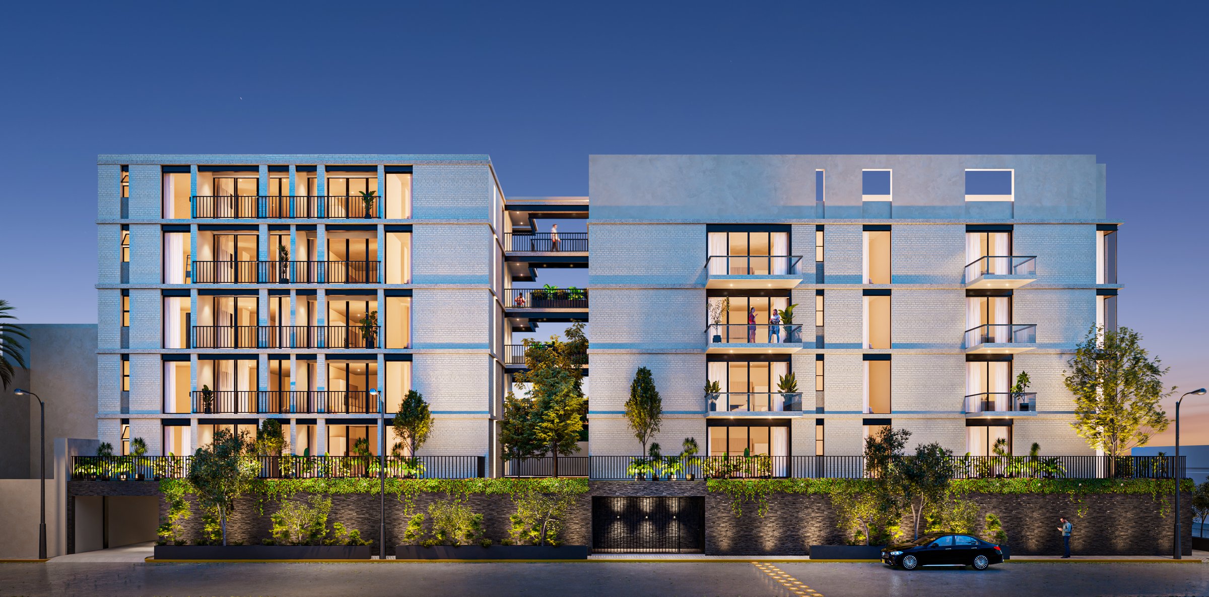 Render arquitectónico residencial