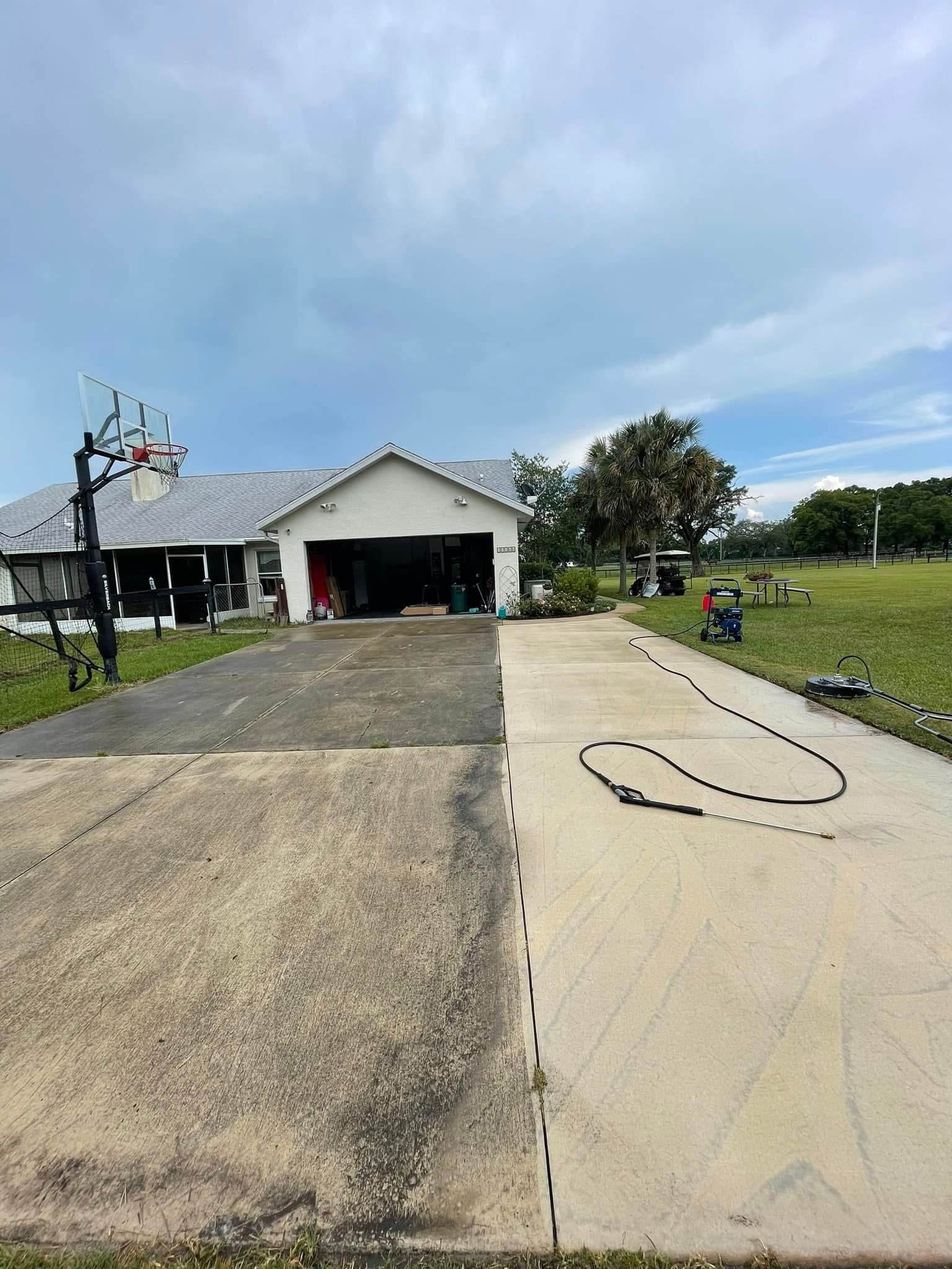 Residential pressure washing services