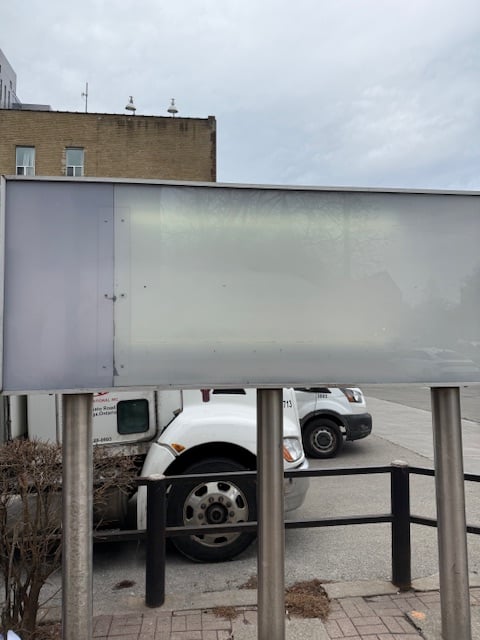 After graffiti removal