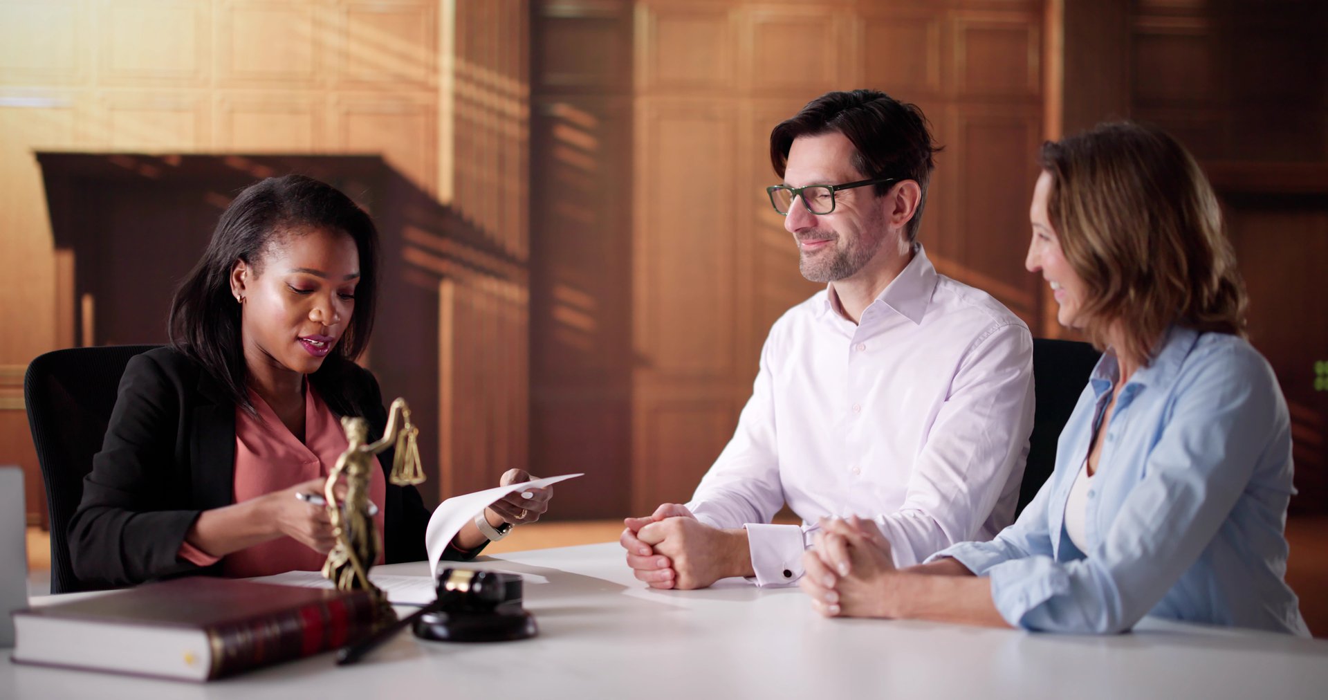 Legal Consultation about Divorce for Diverse Family, Couple Seeking Advisor