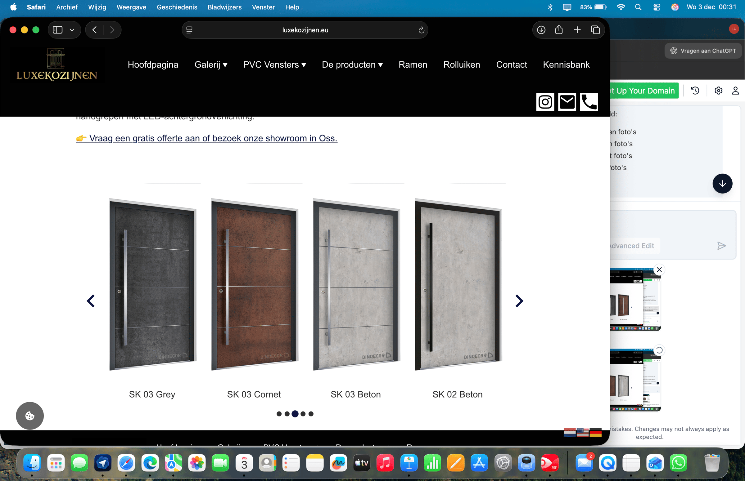 Ceramics Line Deur Model 3