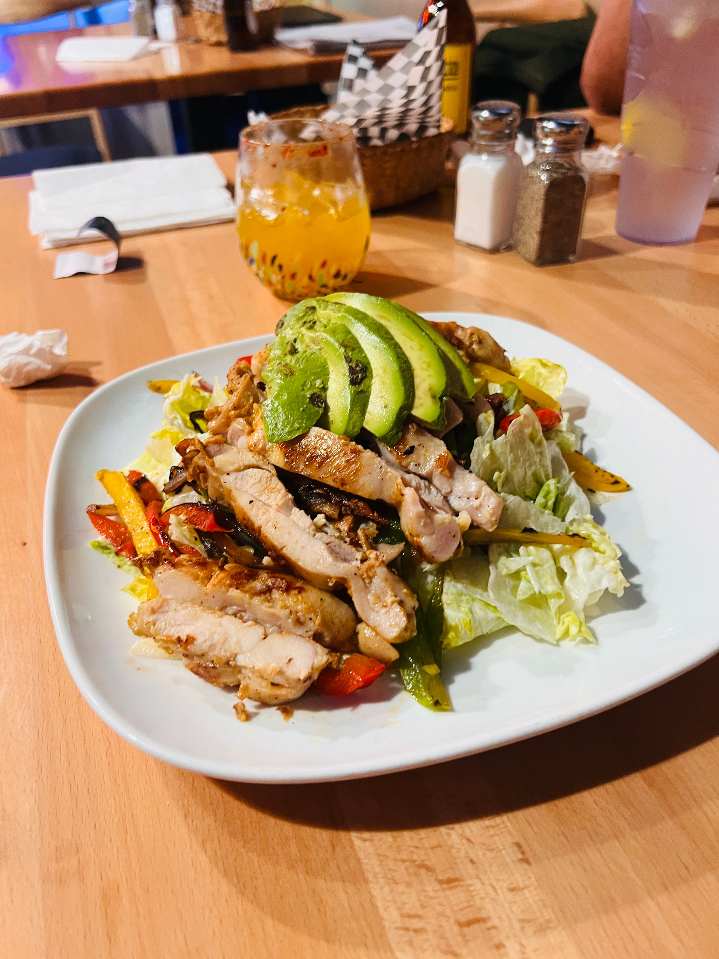 Food at Pakos Bar and Grill