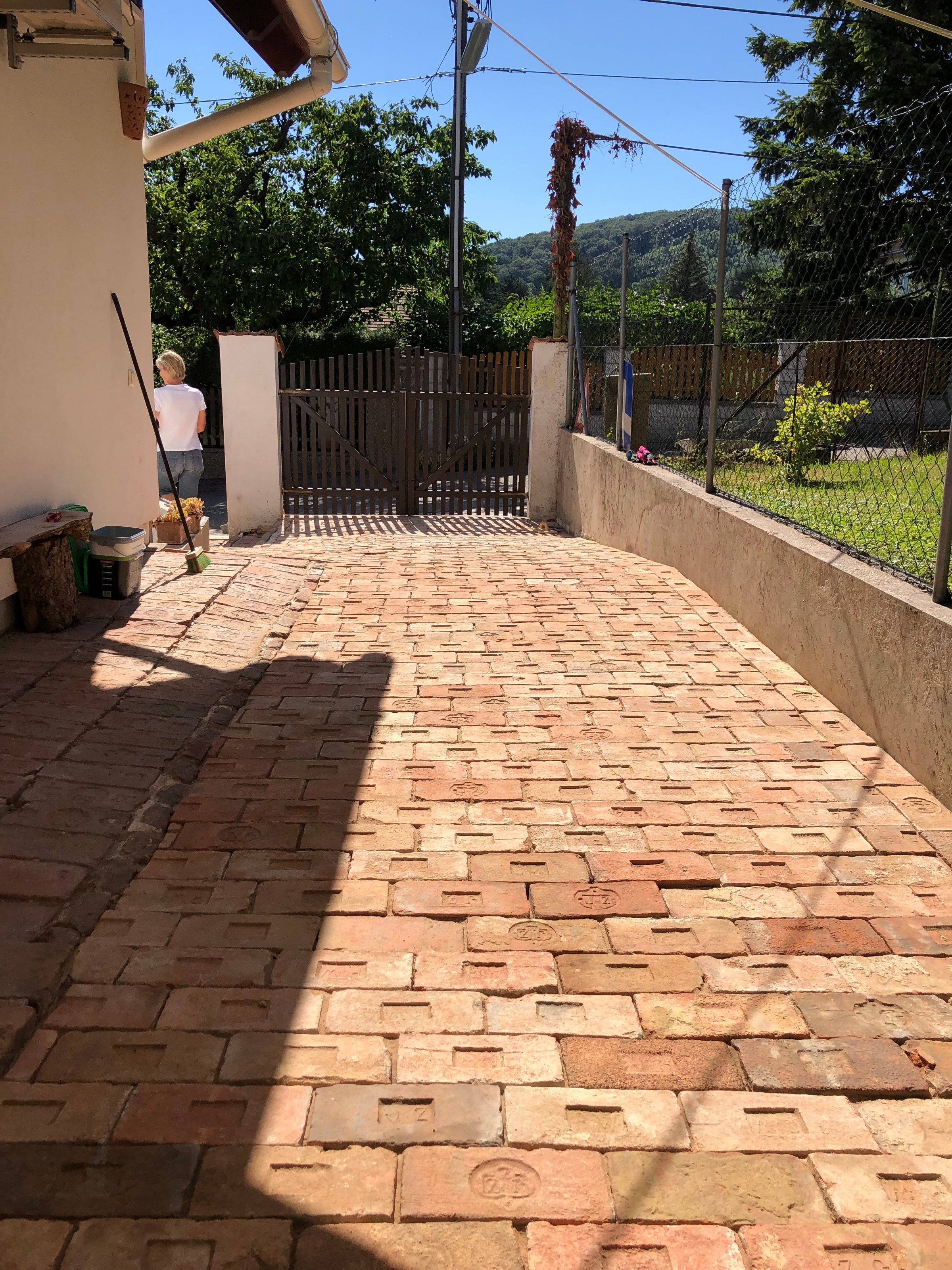 Antique Brick Driveway Project