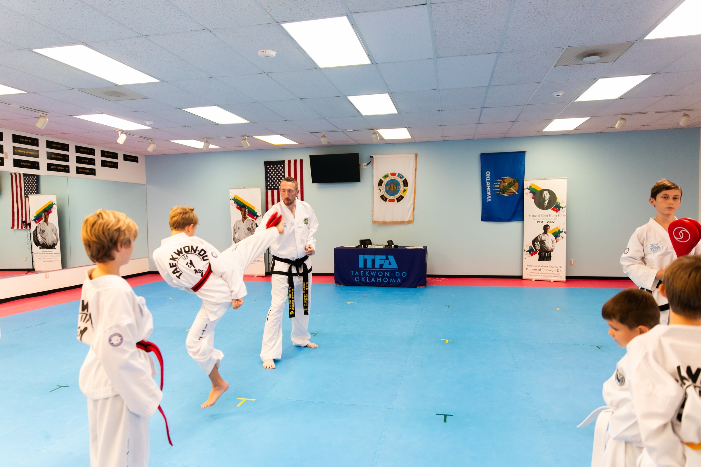 ITFA students practicing