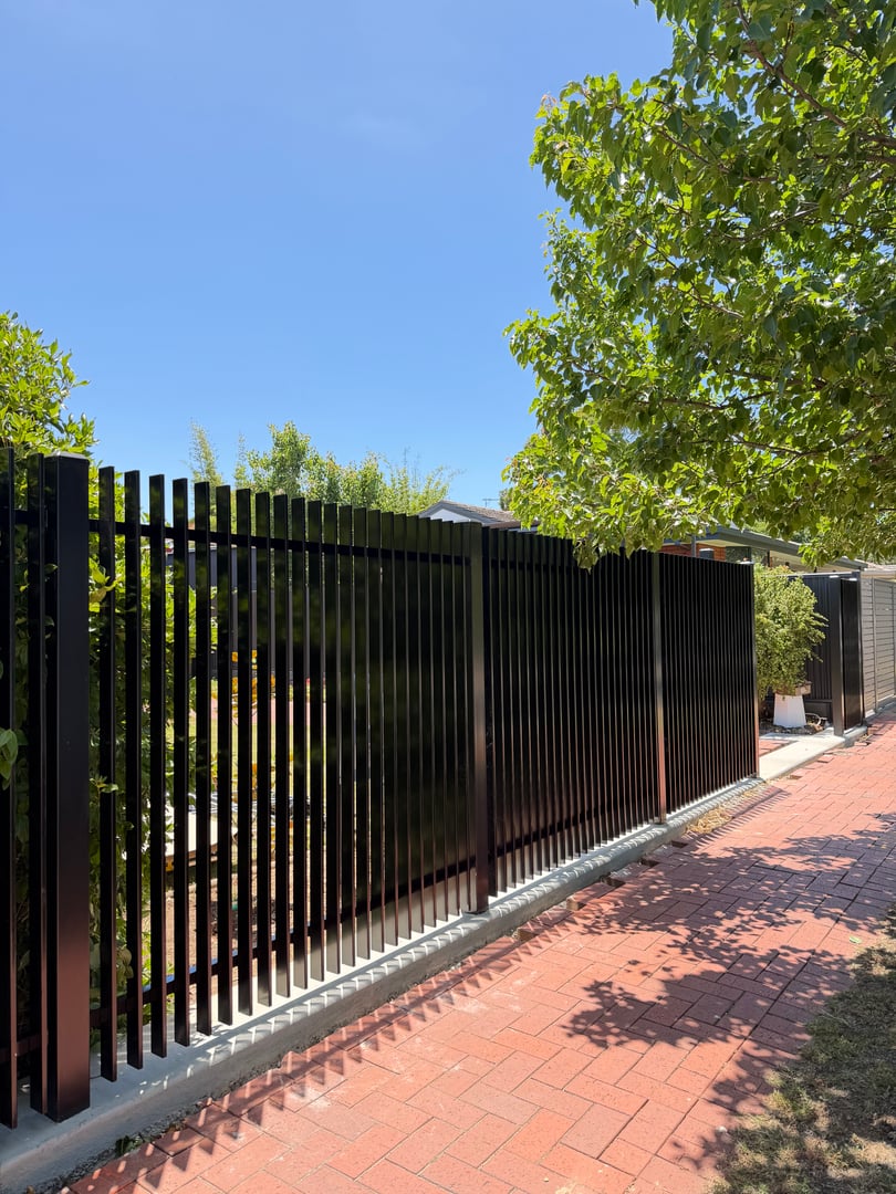 Adelaide Elite Fencing tubular fence project