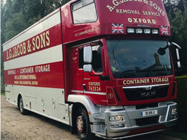 A G Jacob and Son removals fleet