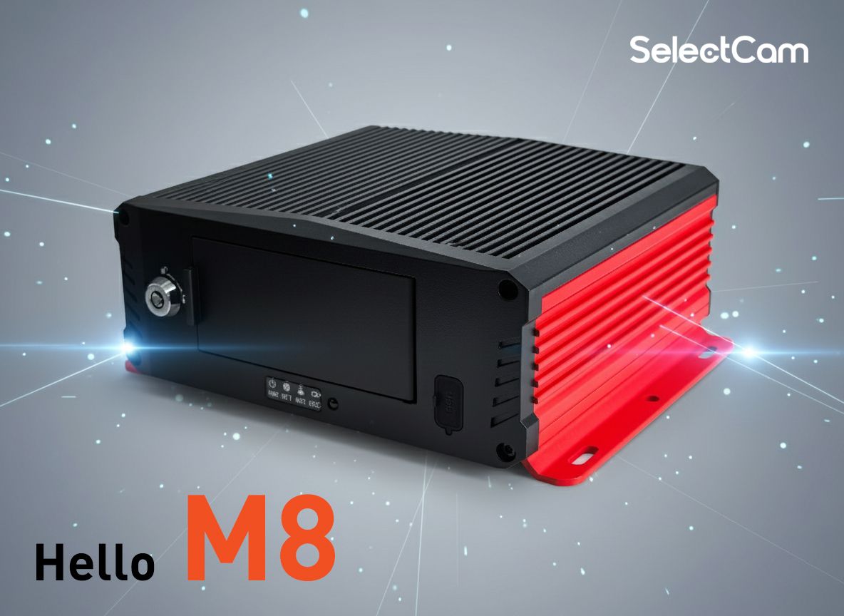 SelectCam M8 MDVR Vehicle Camera 4G Fleet Safety Video Telematics