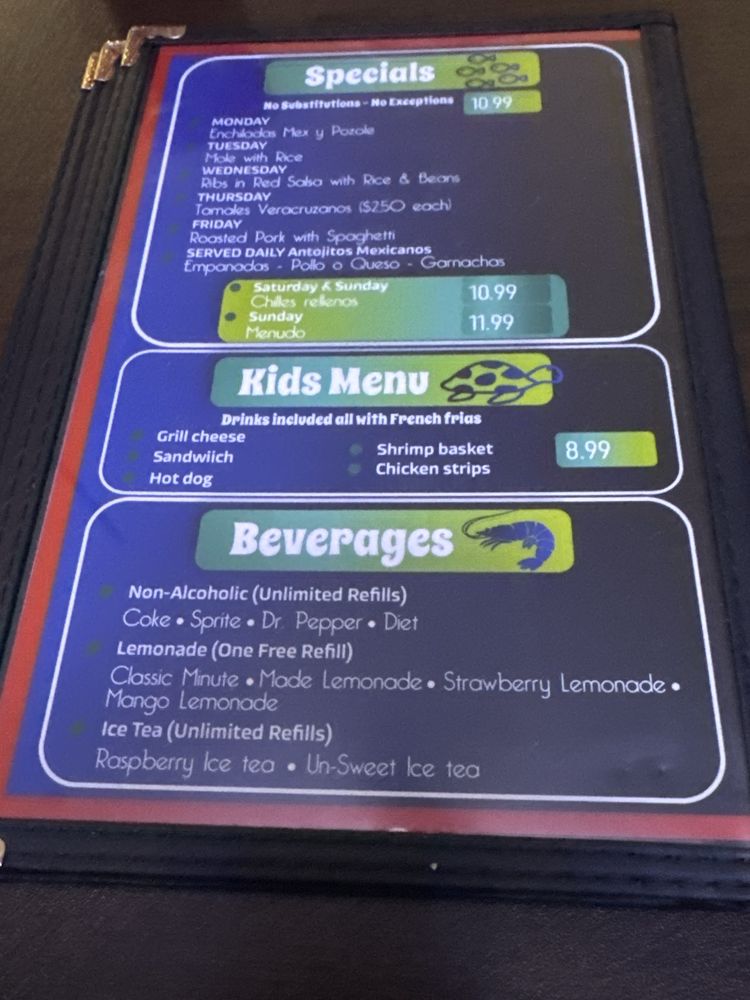 Shark Tank Lounge Menu Page 4