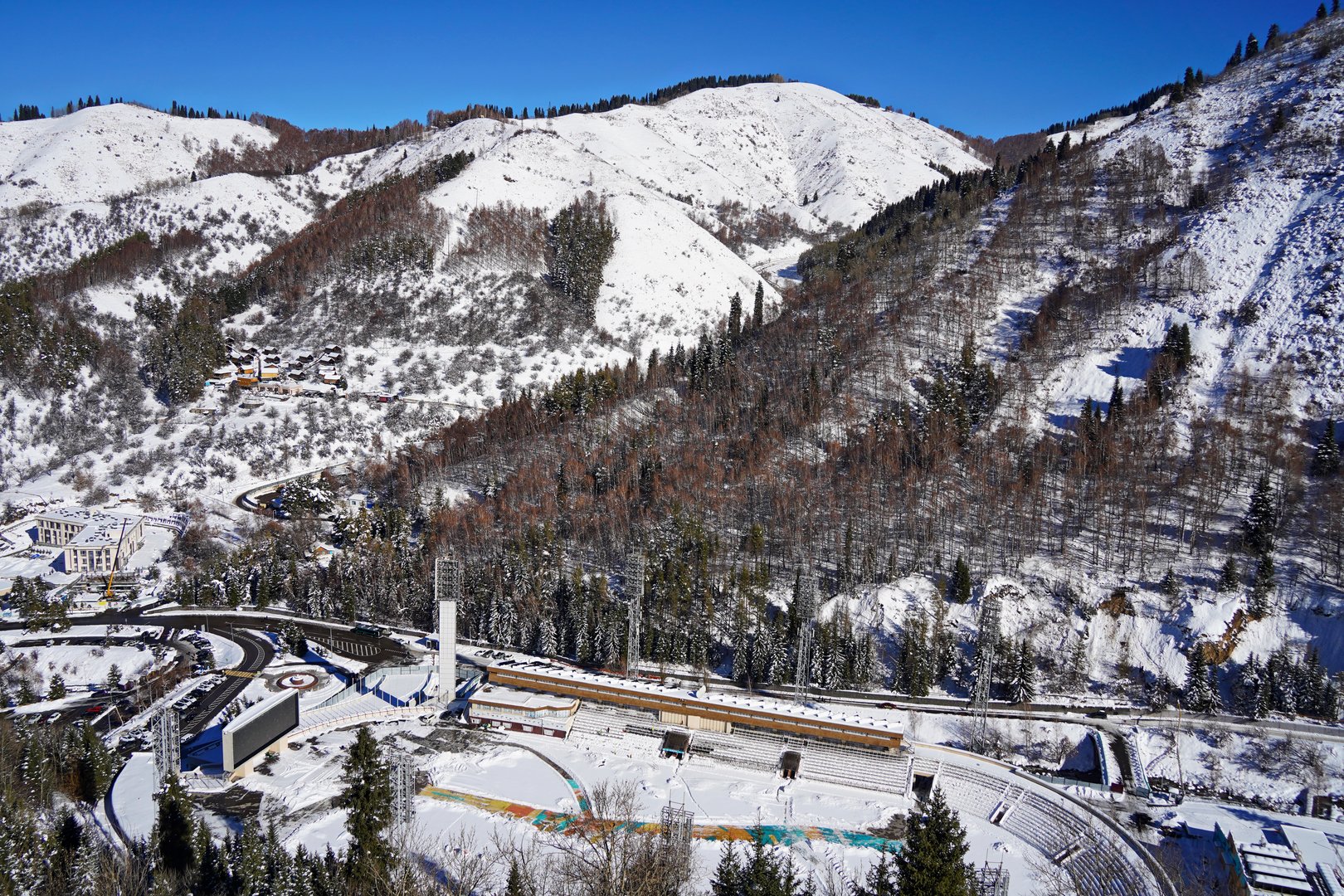 Medeo alpine skating rink Almaty