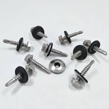 SS316 Hex Head Self Tapping Screw with rubber