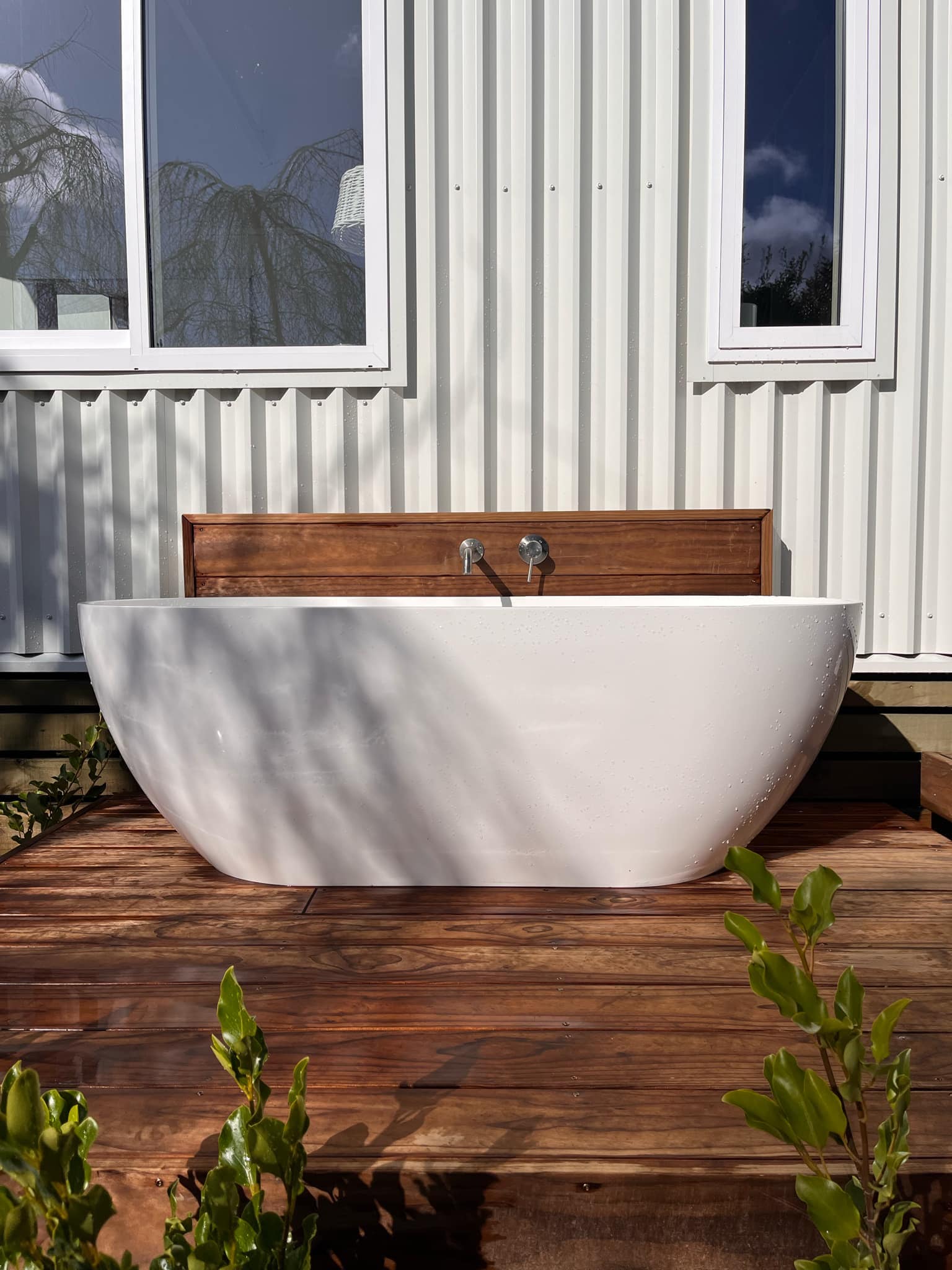 Outdoor plumbing work