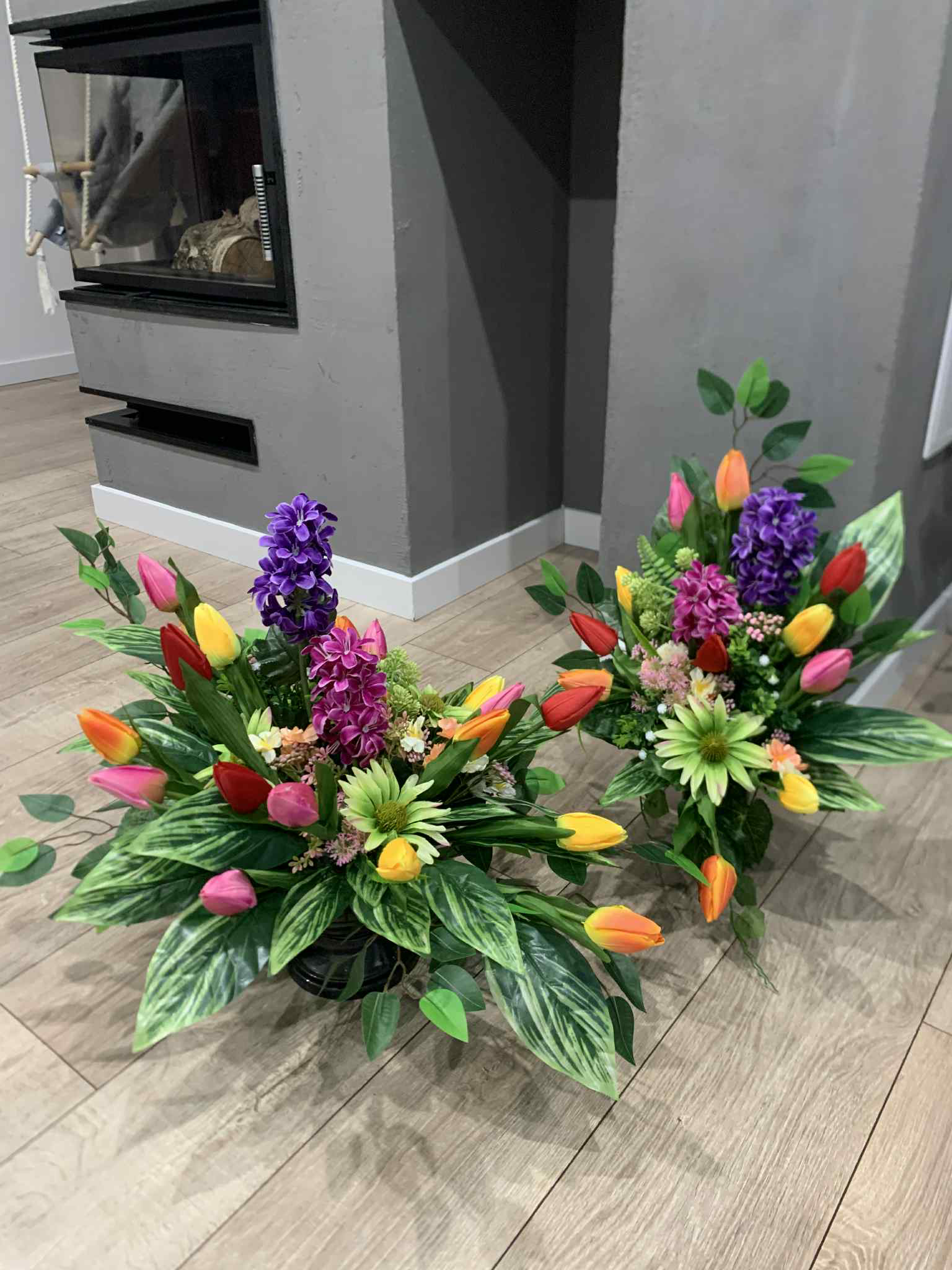 Kompozycja na płytę i do wazonu