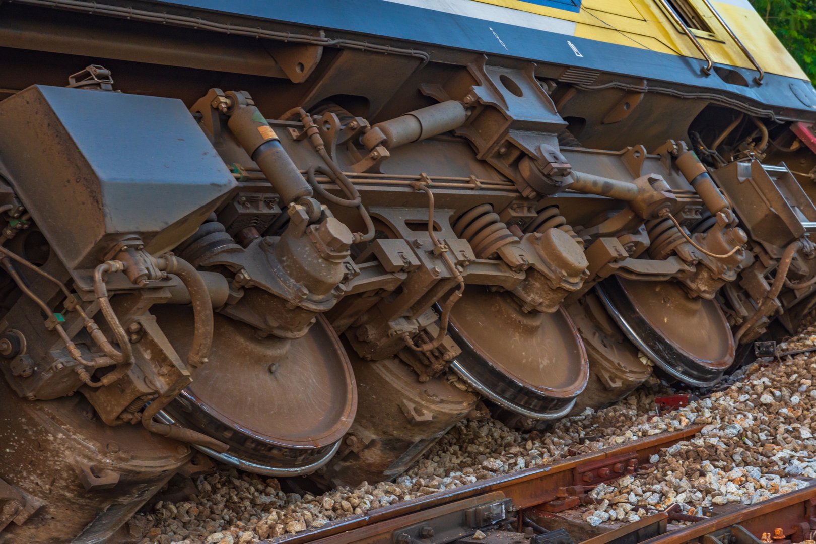 locomotive accident.