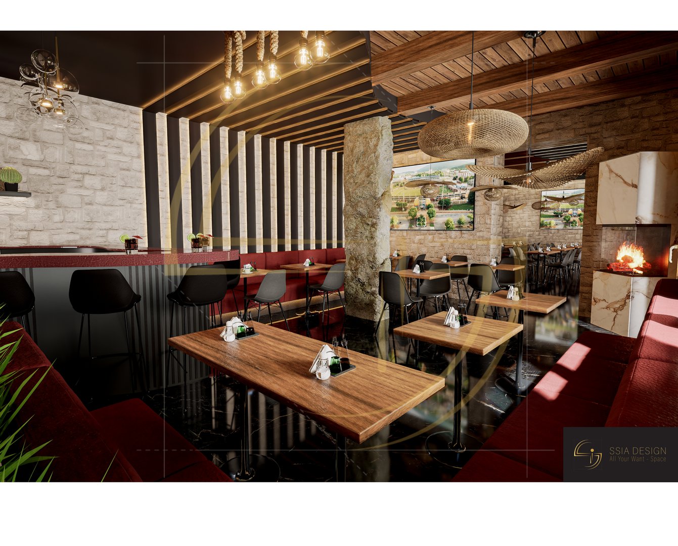 Outdoor Coffee Shop view