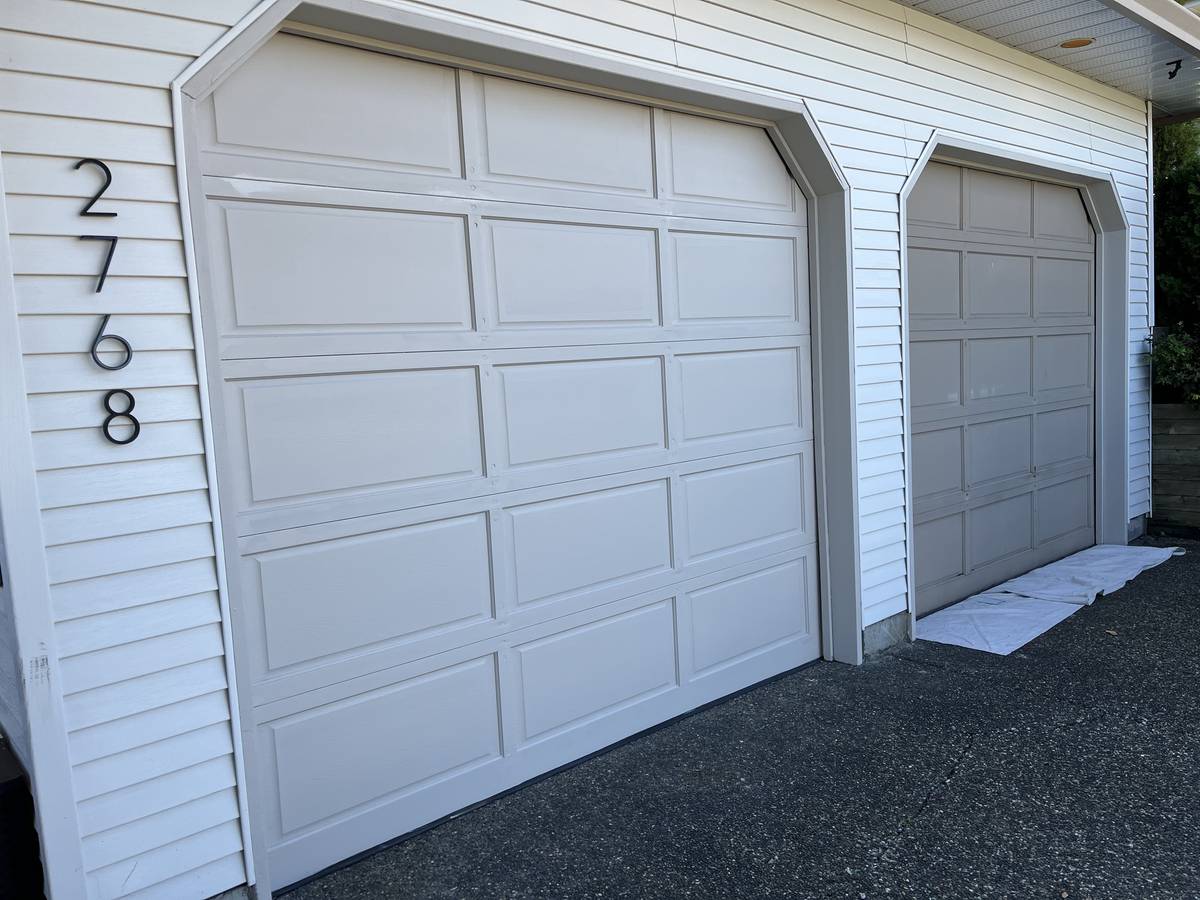 Before - Garage before painting