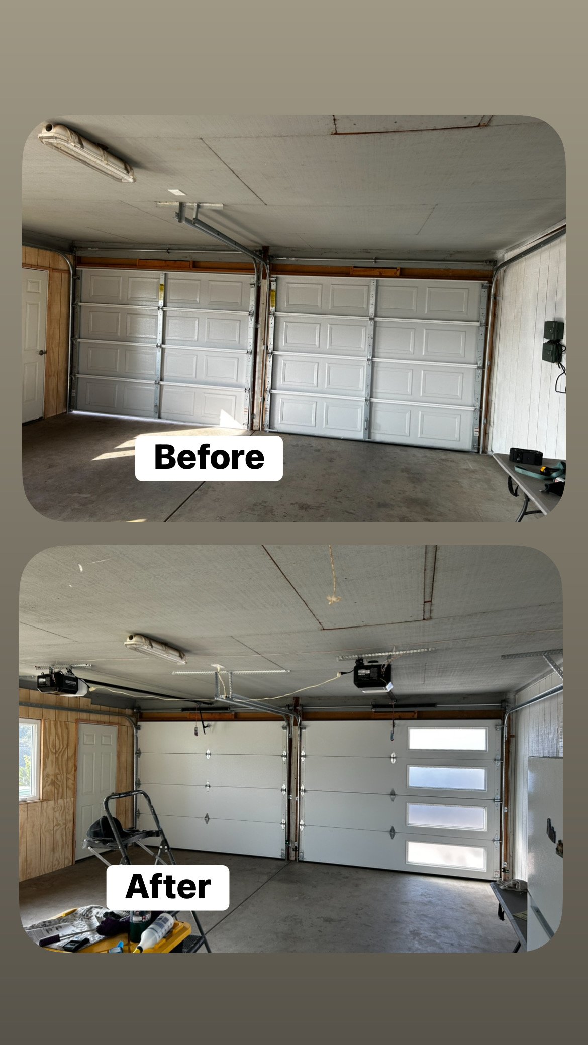 Residential garage door repair